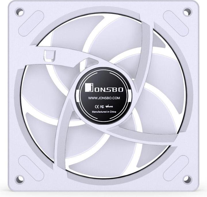 Actual product image Jonsbo ZB-120 Lüfter, PWM, ARGB - 120mm, weiss (120 mm)