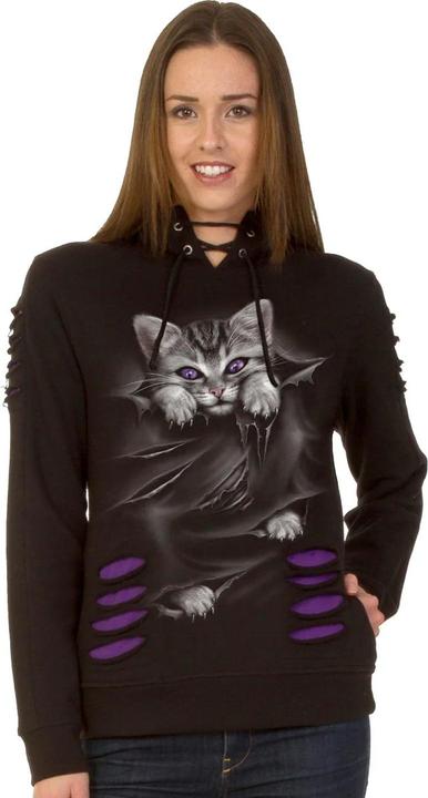 Produktbild Spiral Bright Eyes Kapuzenpullover Zerrissen (L)