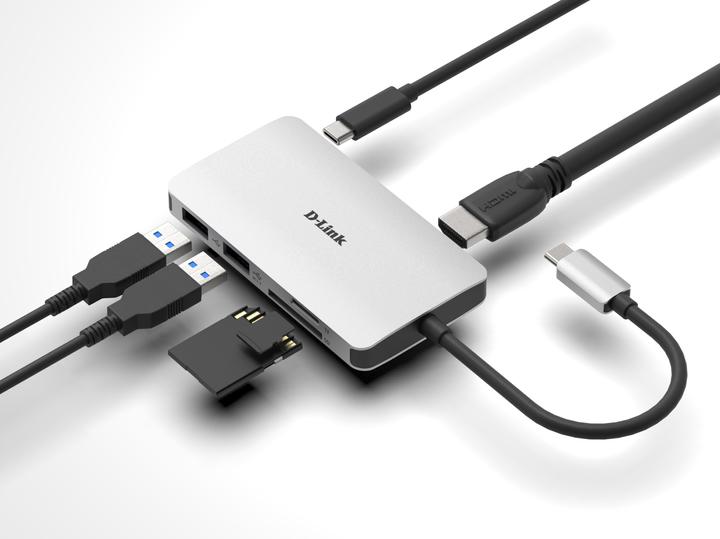 Produktbild D-Link DUB-M610 (USB-C, 2 Ports)