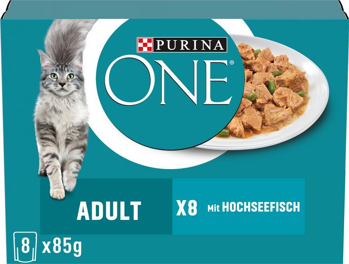 Purina ONE Ozeanfisch (Adult, 8 Stk., 85 g)
