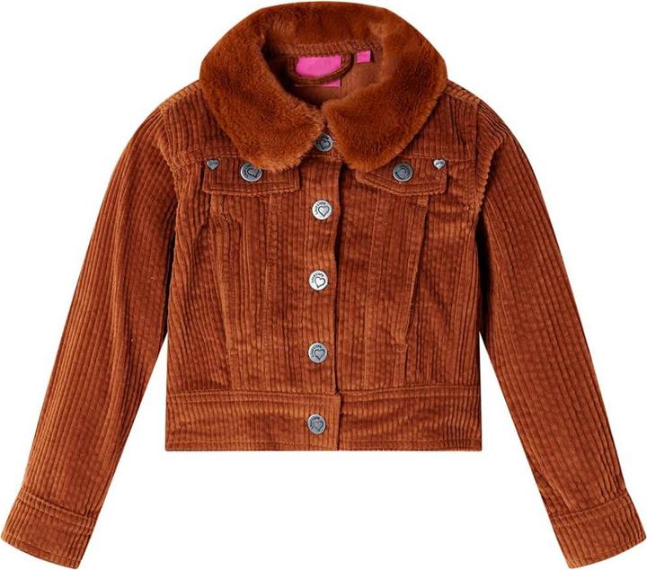 Immagine prodotto VidaXL Giacca da bambino in velluto a coste cognac 116,Materiale esterno: velluto a coste (100 (116)