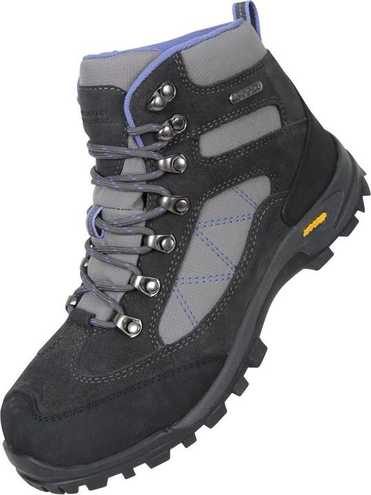Actual product image Mountain Warehouse Womens/Ladies Storm Suede Waterproof Hiking Boots (39)