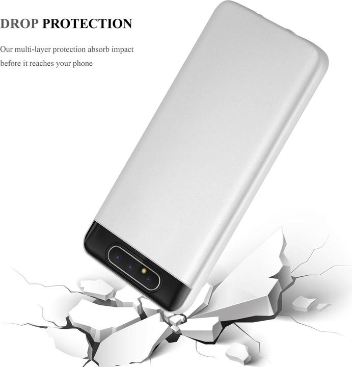 Actual product image Cadorabo TPU Matt Metallic Cover (Samsung Galaxy A80)