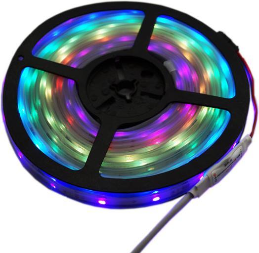 Image du produit Lumina Swiss Kit complet de bandes LED Magic 5m Premium sans fil pour l'extérieur (RGB, 500 cm, Extérieur, Intérieur)