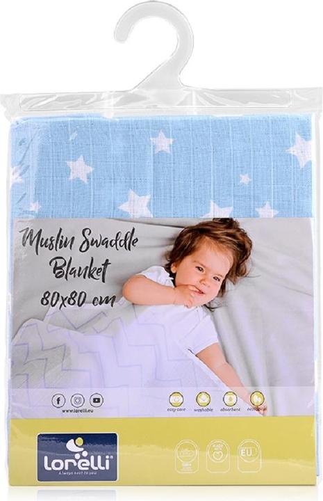 Immagine prodotto Lorelli copertina enveloppante in cotone (80 x 80 cm)