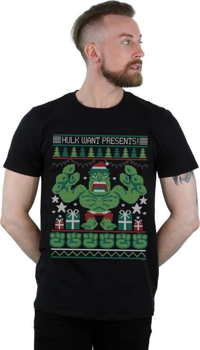 Image du produit - T-shirt HULK WANT PRESENTS FAIR ISLE - Homme (XXL)