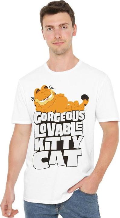Actual product image Garfield Mens Lovable Kitty Cat T-Shirt (4XL)