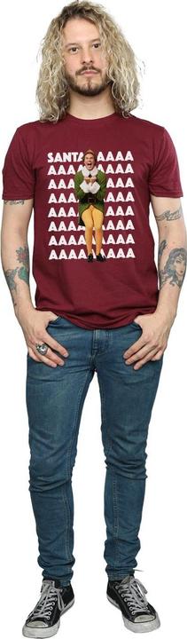 Actual product image Elf Mens Buddy Santa Scream T-Shirt (M)