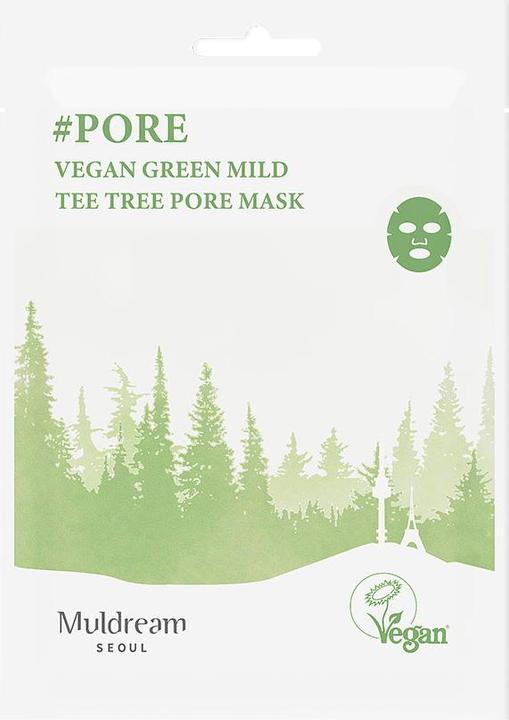 Immagine prodotto Muldream Maschera vegana per i pori all'albero del tè verde mite