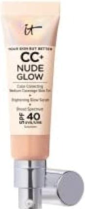 Image du produit It Cosmetics CC NUDE GLOW fond de teint léger sérum éclat SPF40 neutre moyen 32 ml