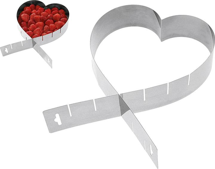 Image du produit Westmark Herzbackform, Edelstahl, 19x5 cm