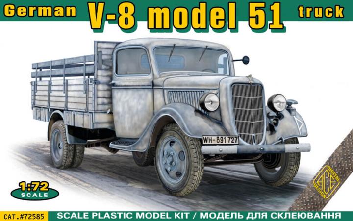 Actual product image Ace V-8 model 51 German truck
