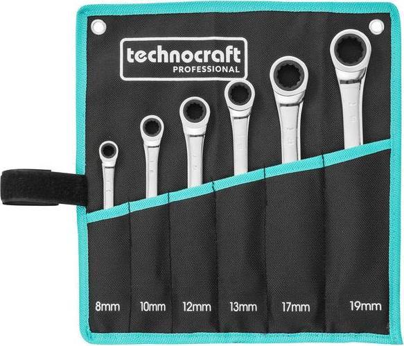 Immagine prodotto technocraft Set di chiavi combinate a cricchetto