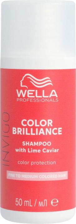 Wella Invigo Color Brillance Shampoo Feines bis mittelfarbiges Haar (50 ml, Flüssiges Shampoo)