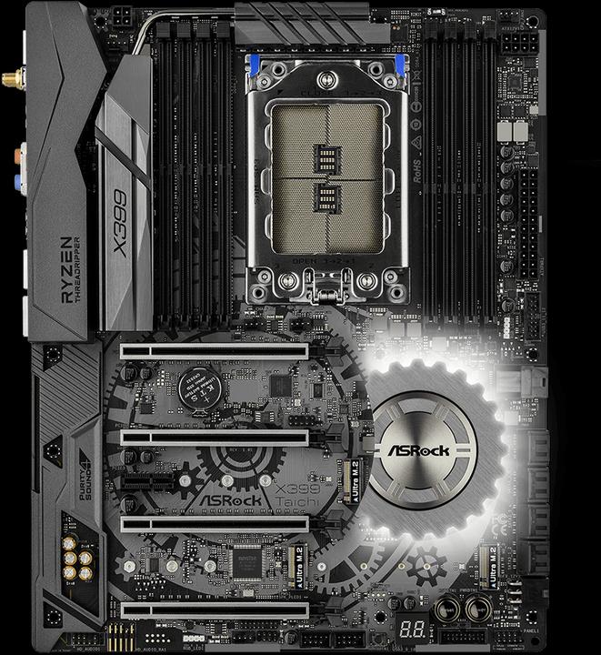 Actual product image AsRock X399 Taichi (TR4, AMD X399, ATX)