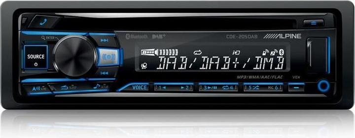 Alpine CDE-205DAB (Apple Carplay, Android Auto)