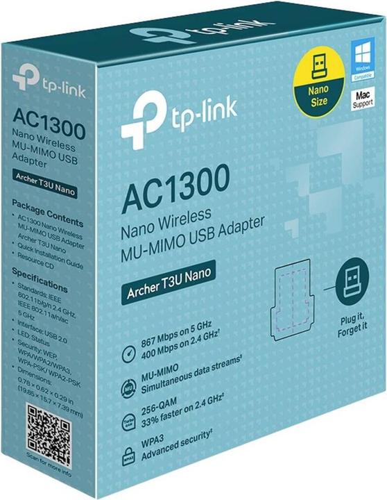 Image du produit TP-Link Archer T3U Nano (USB 2.0)