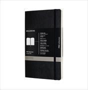 Actual product image Moleskine Professional Notebook L/A5, Soft Cover, Black (A6, Lined, Soft cover)