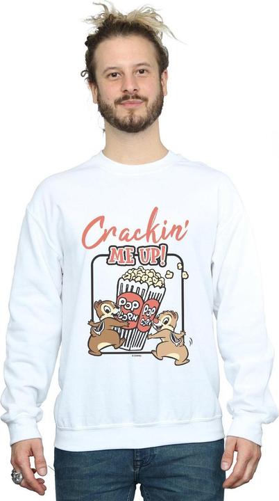 Actual product image Disney Mens Chip N Dale Crackin Me Up Sweatshirt (4XL)