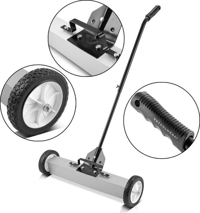Produktbild Stahlwerk Magnet-Bodenkehrer MBK-24 ST mit 610 mm Breite 17,5kg Fassungsvermögen