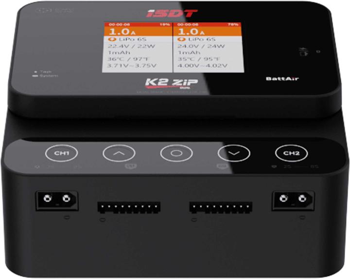Actual product image Isdt AC/DC Dual Channel Smart Charger -20A, 1-8S