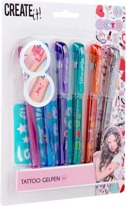 Actual product image Create It! Tattoo Pens 6-Pack