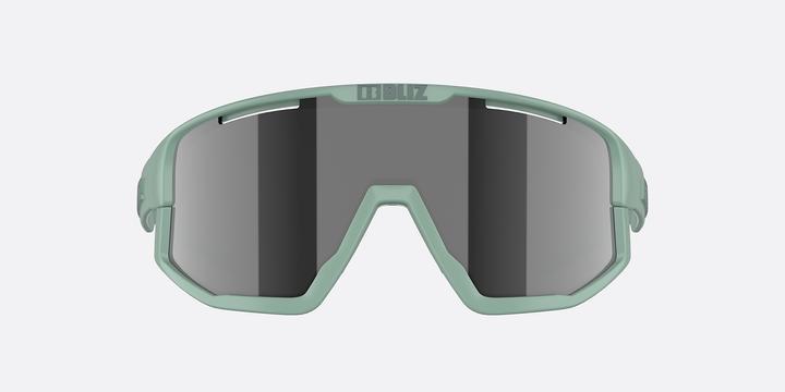 Actual product image Bliz Fusion (Matt Green, smoke w silver mirror)