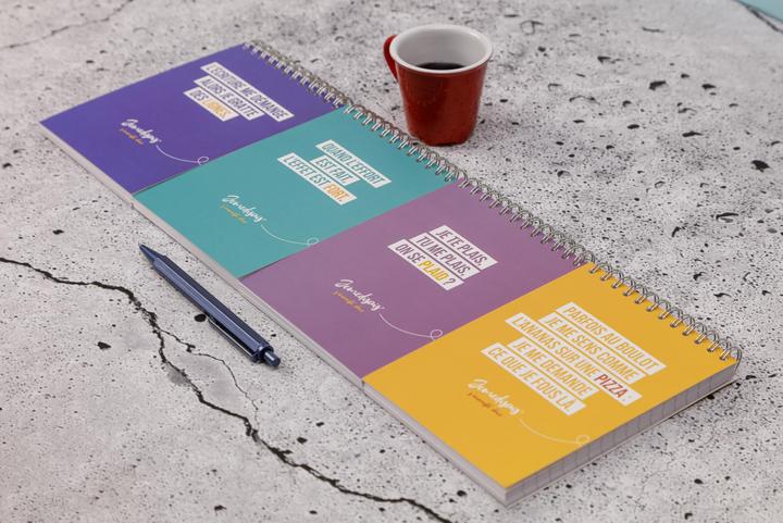 Actual product image Clairefontaine Jemedisai's spiral block (A6, Hardcover)