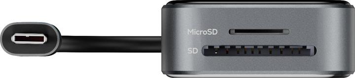 Actual product image Deltaco USB-C docking station 3xUSB/SD/microSD/2xHDMI/RJ45 (USB-C, 10 Ports)