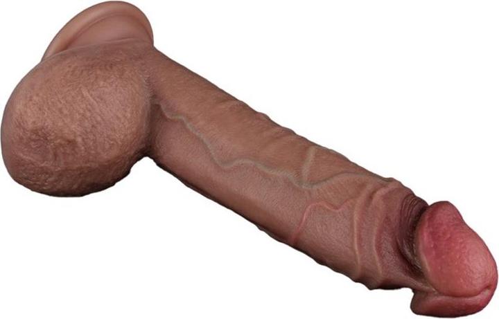 Actual product image Lovetoy Two-layer silicone dildo 23.5 cm