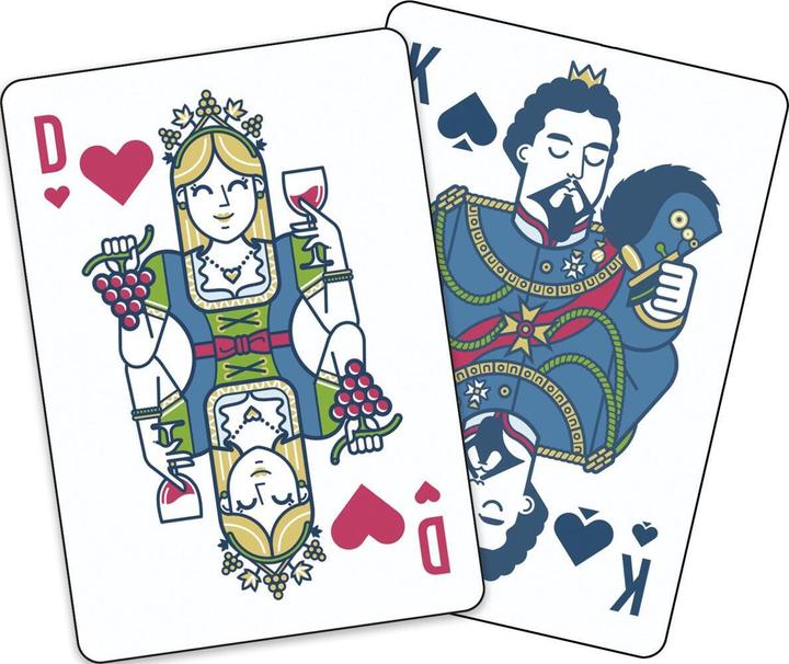 Actual product image Servus! 55 playing cards with Bavarian motifs (German)
