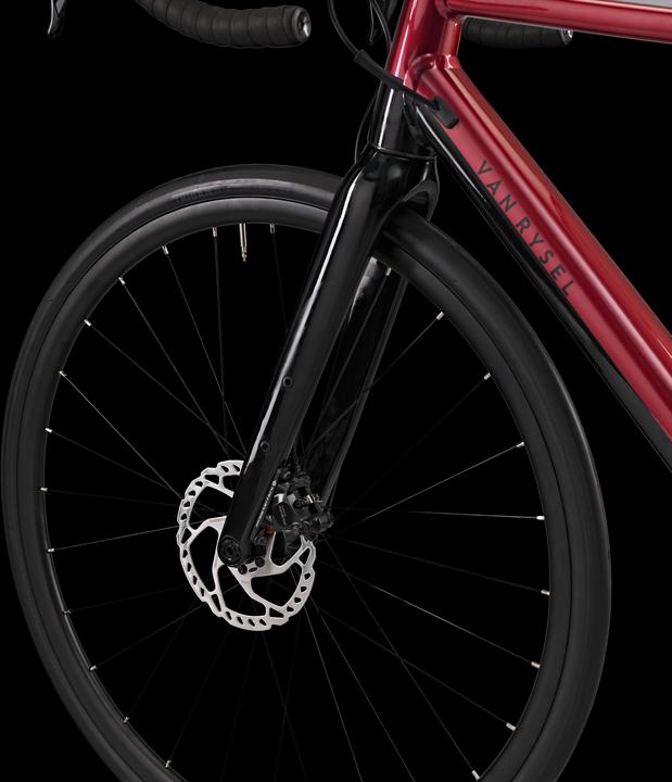Actual product image Van rysel E-bike road bike E-EDR - E-EDR AF Shimano 105 Di2 2×12S red
