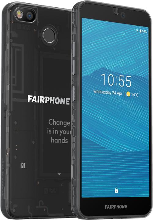 Produktbild Fairphone 3 (64 GB, Dark Translucent, 5.65", Dual SIM + SD, 12 Mpx, 4G)