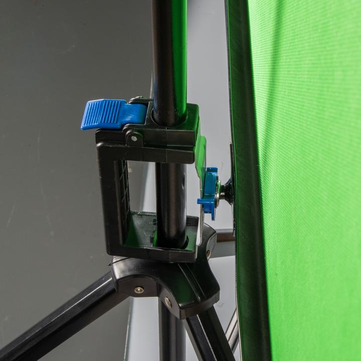 Actual product image Hama Green screen background with tripod, 180 x 180 cm, 2in1 (180 cm, 270 cm)