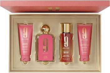 Produktbild Afnan 9 am Pour Femme EDP 100ml SG 100ml Bodyspray 150ml BL 100ml - 4er-Pack (Eau de Parfum, 100 ml)
