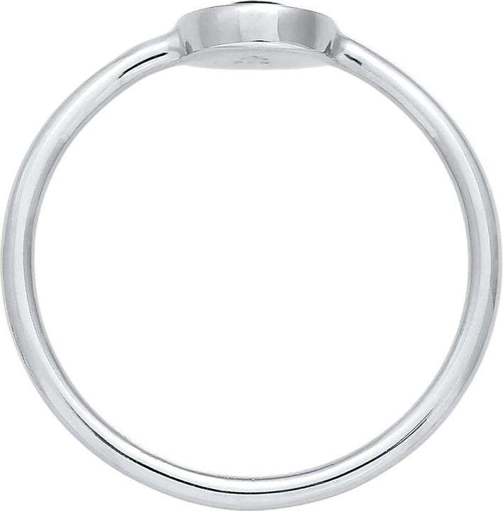 Actual product image Elli Ring Solitaire Stacking Ring Enamel 925 Silver (58, 925 Silver)