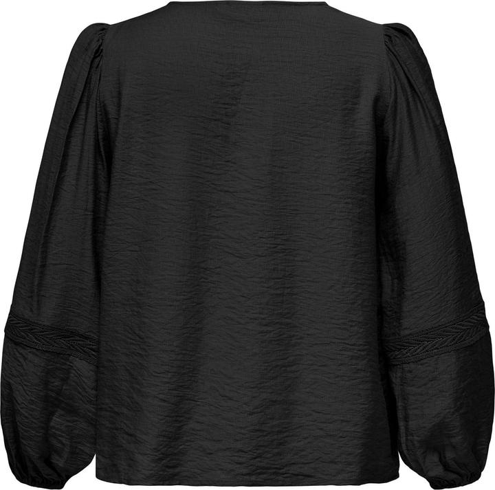 Produktbild Only Normal geschnitten V-Ausschnitt Ballonärmel Top Top (46)