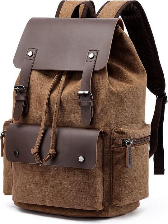 Only-Bags.Store Trendy Retro Canvas Computer Tasche Rucksack, Student School Bag, Retro Casual Backpack, Strong