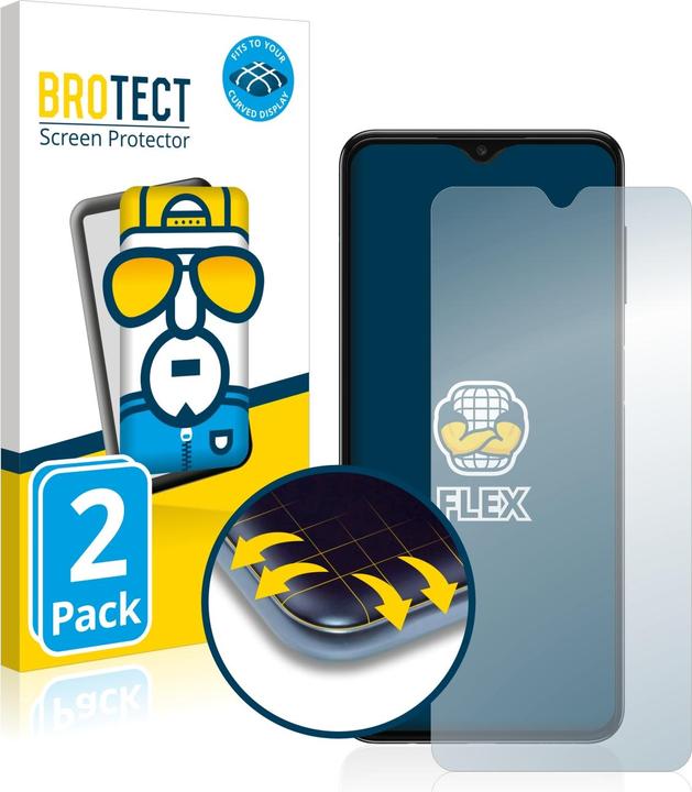 Produktbild BROTECT Full-Cover Displayschutz (2 Stück, Samsung Galaxy A04S)