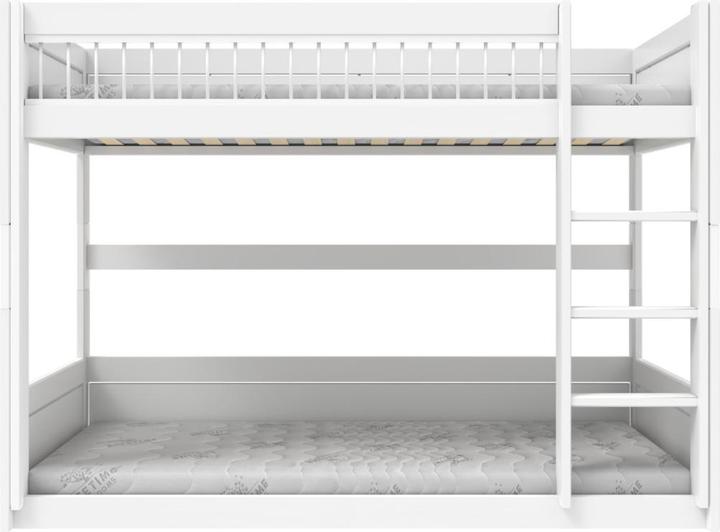 Immagine prodotto Lifetime Kidsrooms Letto a castello basso Breeze con scaletta dritta, rete a doghe deluxe (90 x 200 cm)