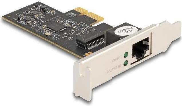 Actual product image Delock PCI Express x1 card to 1 x external USB Type-C socket PD 30 W + 2 x external USB Type-A socket US