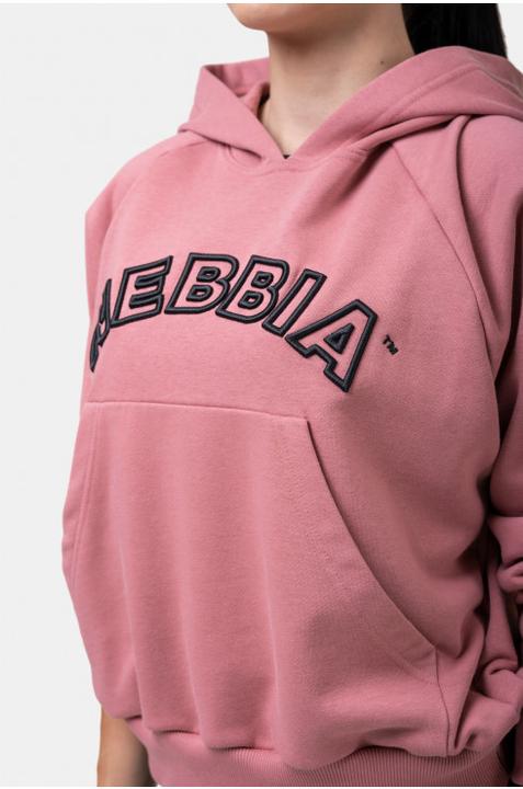 Image du produit Nebbia Sweat-shirt Iconic Hero avec une capuche 581 vieux rose (L)