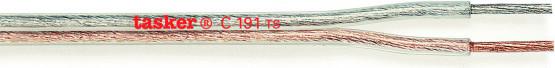 Produktbild Tasker Flat Audio Cable, transparent, 100m, PVC (100 m)