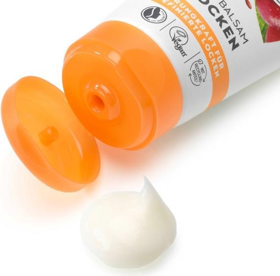 Produktbild dm alverde Conditioner 2in1 Balsam Locken Bio-Leinsamen, Bio-Traube