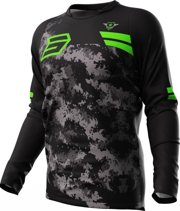 Actual product image Shot DEVO ARMY Jersey grün-schwarz XXL (XXL)