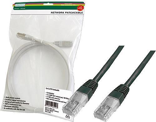 Produktbild Digitus DK-1614-010/BL RJ45 Netzwerkkabel, Patchkabel CAT 6 U/UTP 1.00 m Schwarz (U/UTP, CAT6, 1 m)