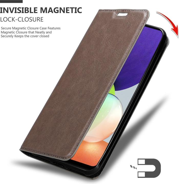 Produktbild Cadorabo Book Invis. Magnet Hülle (Samsung Galaxy M22, Samsung Galaxy A22, Samsung Galaxy A32)