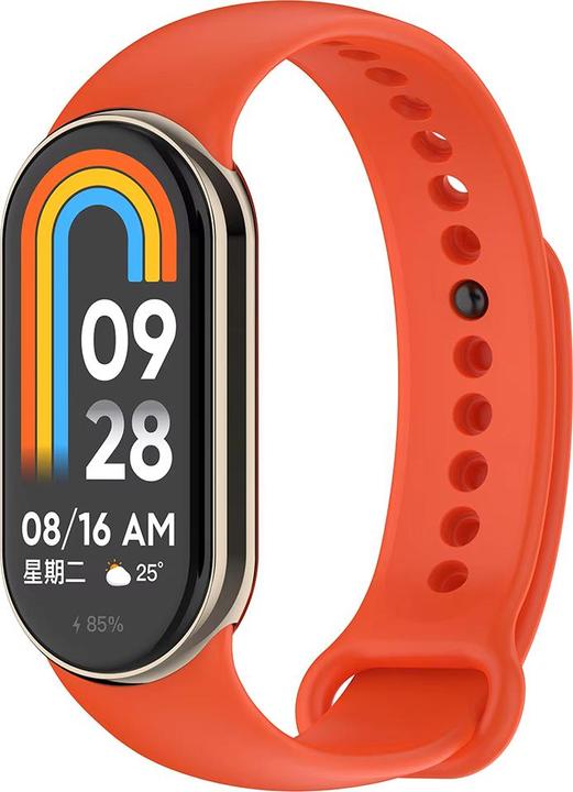 Techsuit - Watchband (W014) - Xiaomi Mi Band 8 / 8 NFC / 9 / 9 NFC - Coral (Silicone)