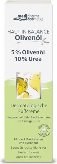 Actual product image Dr. Theiss Skin in Balance Olive Oil Foot Scr. 5%Olive Oil 10%Urea, 100 ml CRE (Foot cream & foot gel, 100 ml)