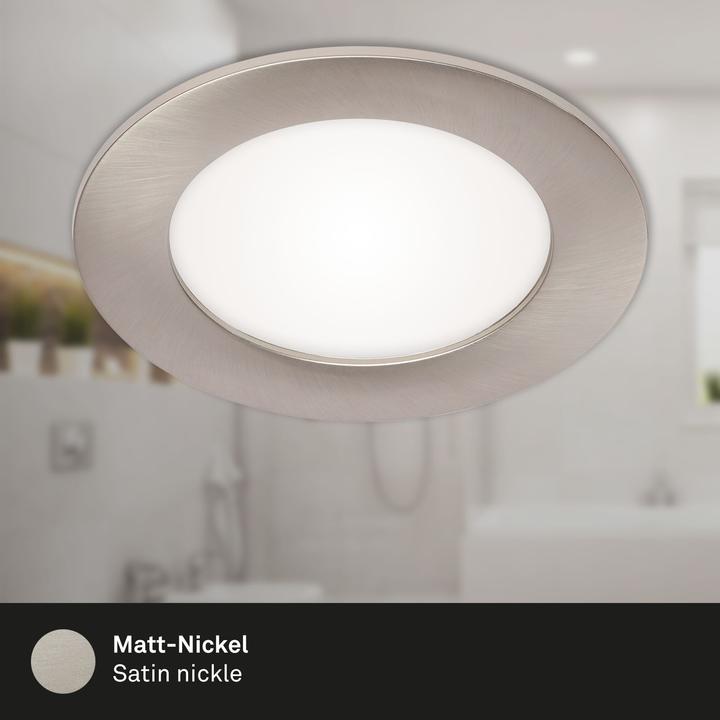 Produktbild Briloner LED Einbauleuchten 3er-Set, nickel, 3xLED-Platine/7W (600 lm)
